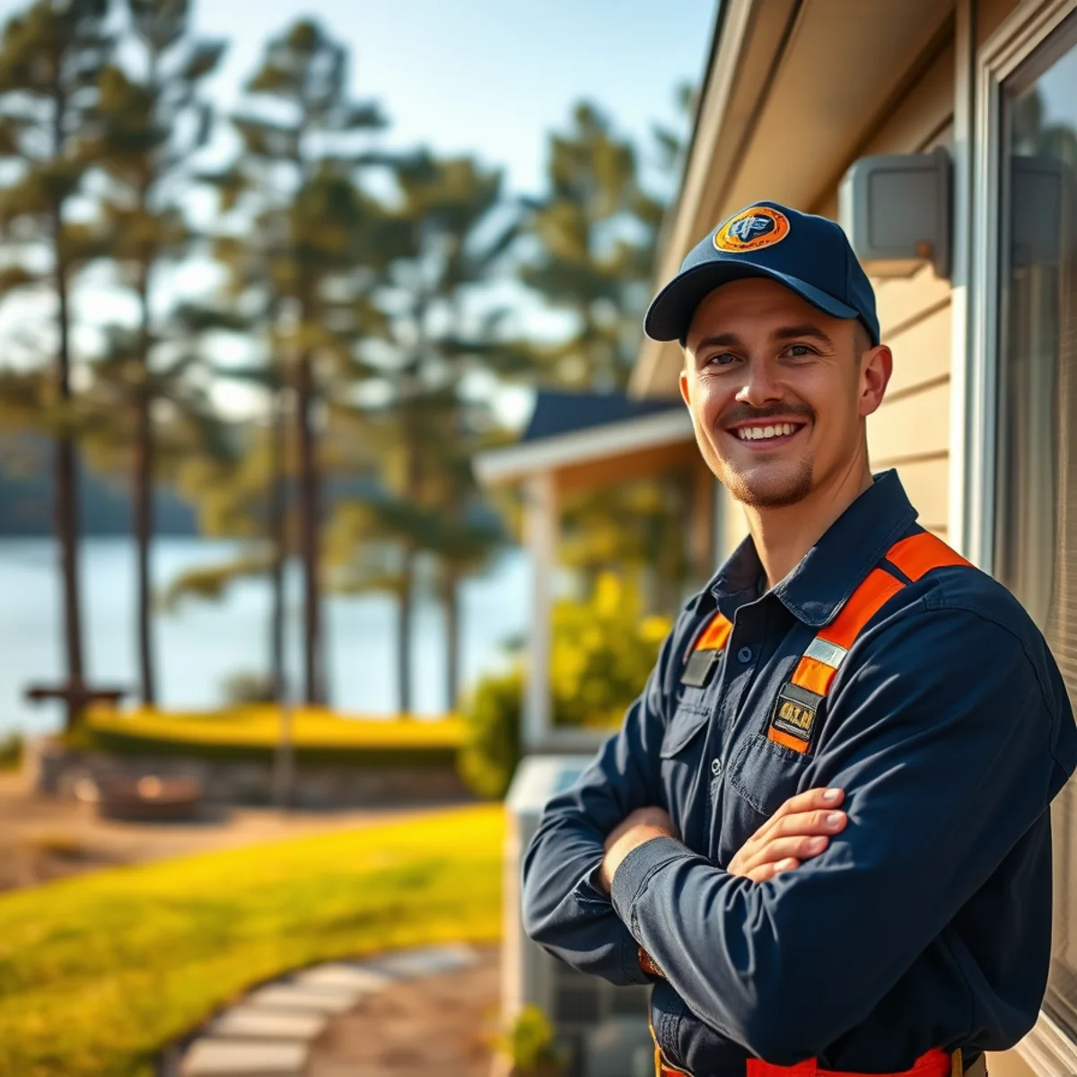 A North Carolina home near Lake Tillery served by EM Contractors LLC